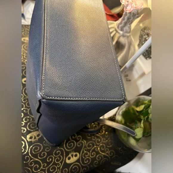 Michael Kors Navy Blue Tote Bag - Picture 7 of 16